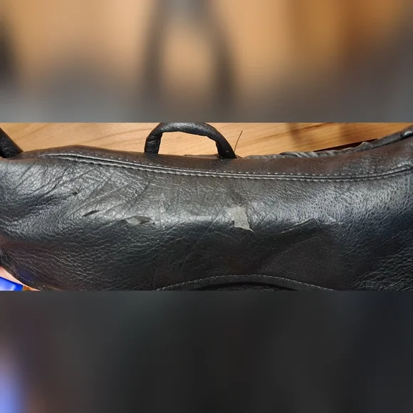 Romeo + Juliet Black Faux Leather Moto Jacket Size L - Picture 7 of 7